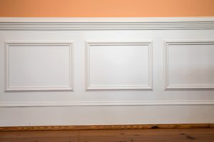 Wainscoting with Chair Rail Moulding